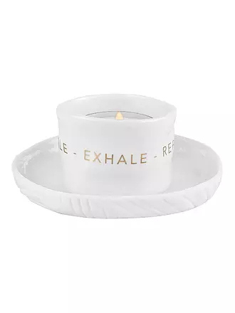 RAEDER | Teelicht  9x4,5cm Zen Spirit INHALE EXHALE | 